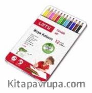 12 Renk Boya Kalemi Metal Kutuda L-4120T