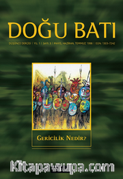 Doğu Batı Sayı: 3 Mayıs, Haziran, Temmuz 1998 (Üç Aylık Düşünce Dergisi)