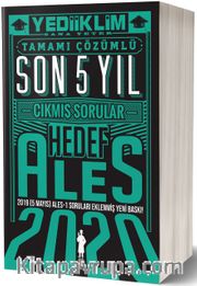 2020 ALES Tamamı Çözümlü Son 5 Yıl Çıkmış Sorular (5 Mayıs 2019 ALES-1 Ekli)
