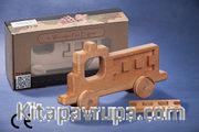 Montessori Ahşap Zeka Oyunları/ w-Wooden Fire Engine