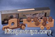 Montessori Ahşap Zeka Oyunları/ w- Car Transport Truck