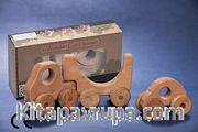 Montessori Ahşap Zeka Oyunları/ w-Wooden Car Hammer