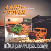 Land Rover 3 Boyutlu Yapboz Ahşap (106 Parça)