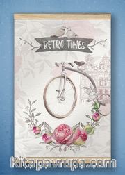 Full Frame Kanvas Poster - Retro Times - WHITE FRAKE (FFW-RET04)