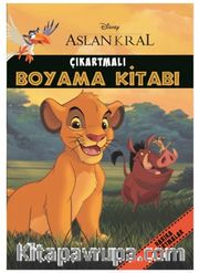 Disney Aslan Kral Çıkartmalı Boyama Kitabı