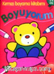Kırmızı Boyama Kitabımı Boyuyorum (2-4Yaş)