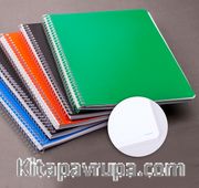 Bookinzi Okul Defteri - 80gr 70 yaprak  A5 Spiralli Mavi Kareli Defter 5'li Set