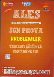 ALES Son Prova Problemler Tamamı Çözümlü Soru Bankası