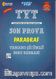 TYT Son Prova Paragraf Tamamı Çözümlü Soru Bankası 