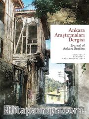 Ankara Araştırmaları Dergisi C7. S1