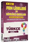 8. Sınıf Fen Liseleri ve Nitelikli Okullar Sınavlarına Hazırlık Türkçe Konu Anlatımlı Modül 1