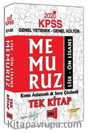 2020 KPSS Memuruz Lise - Ön Lisans Genel Yetenek Genel Kültür Konu Anlatımlı Soru Çözümlü Tek Kitap