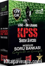 2020 KPSS Soru Avcısı Lise-Ön Lisans Genel Yetenek Genel Kültür Çözümlü ve Cevaplı Modüler Soru Bankası