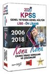 2020 KPSS Lise-Ön Lisans Genel Yetenek Genel Kültür Konu Konu 2006-2018 Çıkmış Sınav Soruları ve Çözümleri