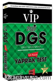 2020 DGS VIP Çek Kopartlı Yaprak Test