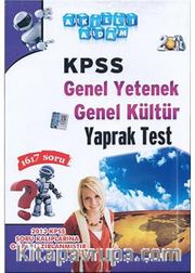 2013 KPSS Genel Yetenek Genel Kültür YaprakTesti <br /> 1617 Soru