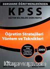 KPSS Eğitim Bilimleri Ders Notu & Öğretim Stratejileri Yöntem ve Teknikleri