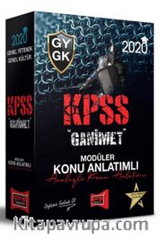 2020 KPSS Genel Yetenek Genel Kültür Ganimet Konu Anlatımlı Modüler Set