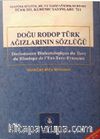 Doğu Rodop Türk Ağızlarının Sözlüğü