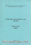 Türk Dili Araştırmaları Yıllığı Belleten 1998 / 1