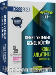 2020 KPSS Genel Yetenek Genel Kültür Video Destekli Konu Anlatımlı Modüler Set (6 Kitap)
