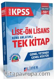 2020 Lise Ön Lisans Konu Anlatımlı Tek Kitap