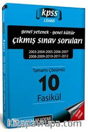 2013 KPSS Genel Yetenek-Genel Kültür Çıkmış Sınav Soruları Tamamı Çözümlü 10 Fasikül