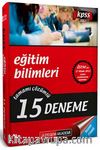 2013 KPSS Eğitim Bilimleri Tamamı Çözümlü 80'lik 15 Deneme
