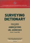 Surveying Dictionary - Abbreviations, URL Addresses & English-Turkish, Turkish-English