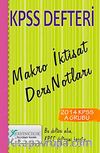 2014 KPSS Defteri Makro İktisat Ders Notları