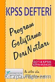 2014 KPSS Defteri Program Geliştirme Ders Notları