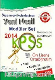 2014 KPSS Genel Kültür Önlisans-Ortaöğretim Öğrenmeyi Kolaylaştıran Yeni Nesil Modüler Set (Tarih-Coğrafya-Vatandaşlık)