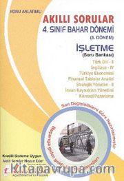 4. Sınıf Güz Dönemi 8. Dönem İşletme Soru Bankası