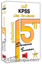 2020 KPSS Lise Ön Lisans 15'li Çözümlü Deneme Sınavı