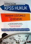 Dönüşüm KPSS Hukuk Tamamı Çözümlü 10 Deneme