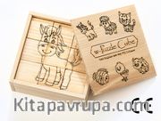 Montessori Ahşap Zeka Oyunları / w-Puzzle Cube
