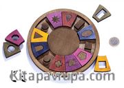 Montessori Ahşap Zeka Oyunları / w-Symbol 18 (XXL)