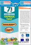 7. Sınıf Sosyal Bilgiler Konu Özetli Yaprak Test