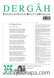 Dergah Edebiyat Sanat Kültür Dergisi Sayı:355 Eylül 2019	