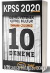 2020 KPSS GK-GY Tamamı Çözümlü 10 Deneme Sınavı