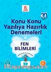 8. Sınıf Fen Bilimleri Konu Konu Yazılıya Hazırlık Denemeleri (30 Adet)