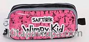 Saftirik İkili Kalem Çantası (Pembe)