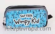 Saftirik İkili Kalem Çantası (Mavi)