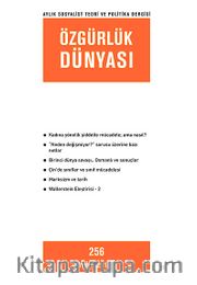 Özgürlük Dünyası / Aylık Sosyalist Teori ve Politika Dergisi / Eylül 2014 Sayı:256