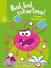 Bol Bol Çıkartma - Komik Canavarlar