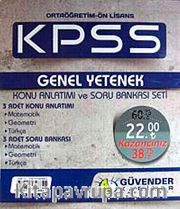 KPSS Ortaöğretim-Ön Lisans Genel Yetenek Konu Anlatımı ve Soru Bankası Seti (6 Kitap)