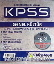 KPSS Ortaöğretim-Ön Lisans Genel Kültür Konu Anlatımı ve Soru Bankası Seti (6 Kitap)