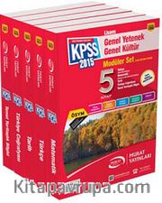 2015 KPSS Genel Yetenek Genel Kültür Modüler Set (5 Kitap) (Kod:1000)