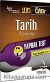 2015 KPSS ÖABT Tarih Öğretmenliği Yaprak Test / Tam İsabet Serisi