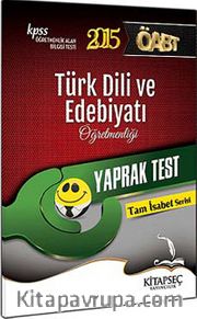 2015 KPSS ÖABT Türk Dili ve Edebiyatı Öğretmenliği Yaprak Test / Tam İsabet Serisi